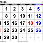 Calendar April 2025 Uk With Excel, Word And Pdf Templates For Calendar April 2025 Printable  | CalendarCrazePrint.Com