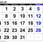 Calendar July 2025 Uk With Excel, Word And Pdf Templates Inside Calendar July 2025 To June 2025 Printable | CalendarCrazePrint.Com