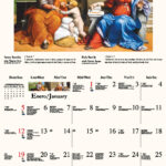 Catholic Inspiration (Spanish English Bilingual) With Regard To Printable Catholic Calendar 2025  | CalendarCrazePrint.Com