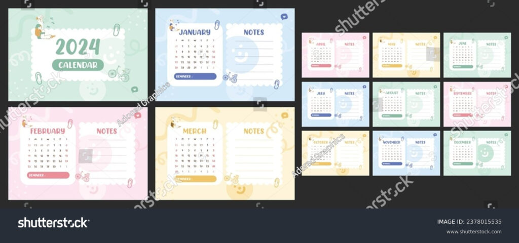 Child Calendar: Over 46,906 Royalty Free Licensable Stock Inside  Calendars 2025 | CalendarCrazePrint.Com