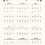 Cute 2025 Free Printable Monthly Calendars   Cassie Smallwood Throughout  Calendars 2025 | CalendarCrazePrint.Com