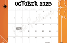 Cute 2025 Free Printable Monthly Calendars – Cassie Smallwood with regard to  Calendars 2025 | CalendarCrazePrint.Com