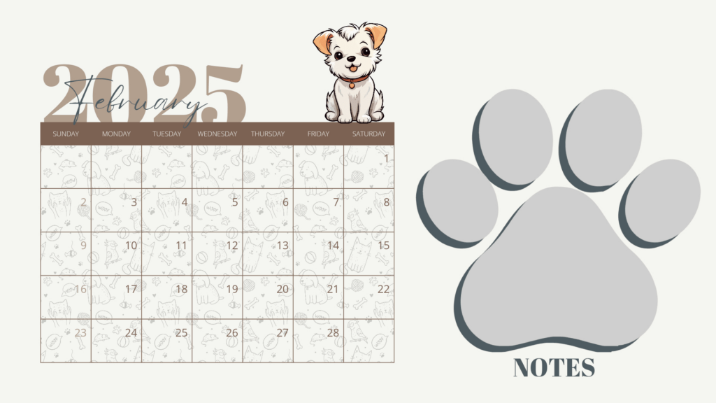 Dog Themed 2025 Calendarceejhay1002   Raket.ph Throughout Printable Dog Calendar 2025  | CalendarCrazePrint.Com