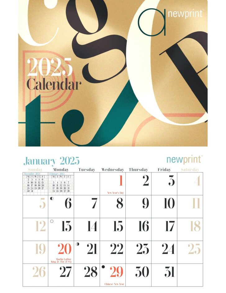 Free Printable 2025 Wall Calendar | Calendars 2025