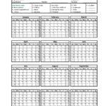 Employee Attendance Calendar | Leave Board For  Calendars 2025 | CalendarCrazePrint.Com