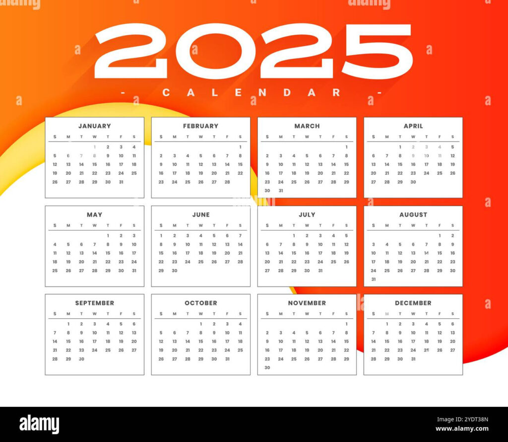 English Calendar Hi Res Stock Photography And Images   Page 3   Alamy Within  Calendars 2025 | CalendarCrazePrint.Com