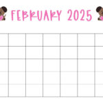 February 2025 Calendars   107 Free Printables | Printabulls Inside  Calendars 2025 | CalendarCrazePrint.Com