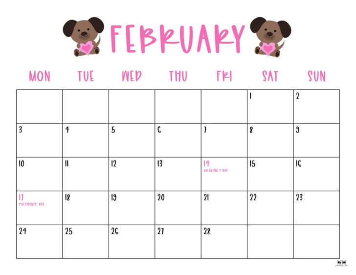 Feb 2025 Calendar Printable Free | Calendars 2025