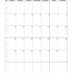 February Calendar 2025 Simple Design With Large Box On Each Day Throughout 2025 Calendar Horizontal Printable  | CalendarCrazePrint.Com