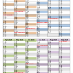 Fiscal Calendars 2025   Free Printable Excel Templates Regarding  Calendars 2025 | CalendarCrazePrint.Com