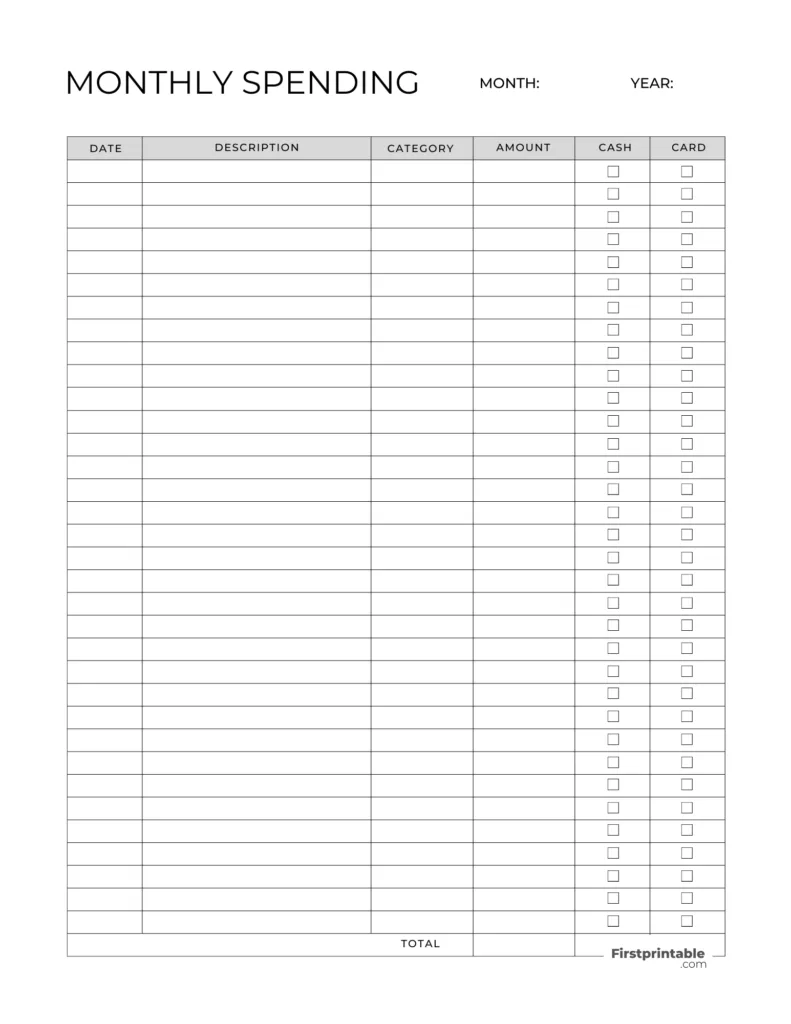 Free Budget Planner Templates | Printable & Fillable Pertaining To  Calendars 2025 | CalendarCrazePrint.Com