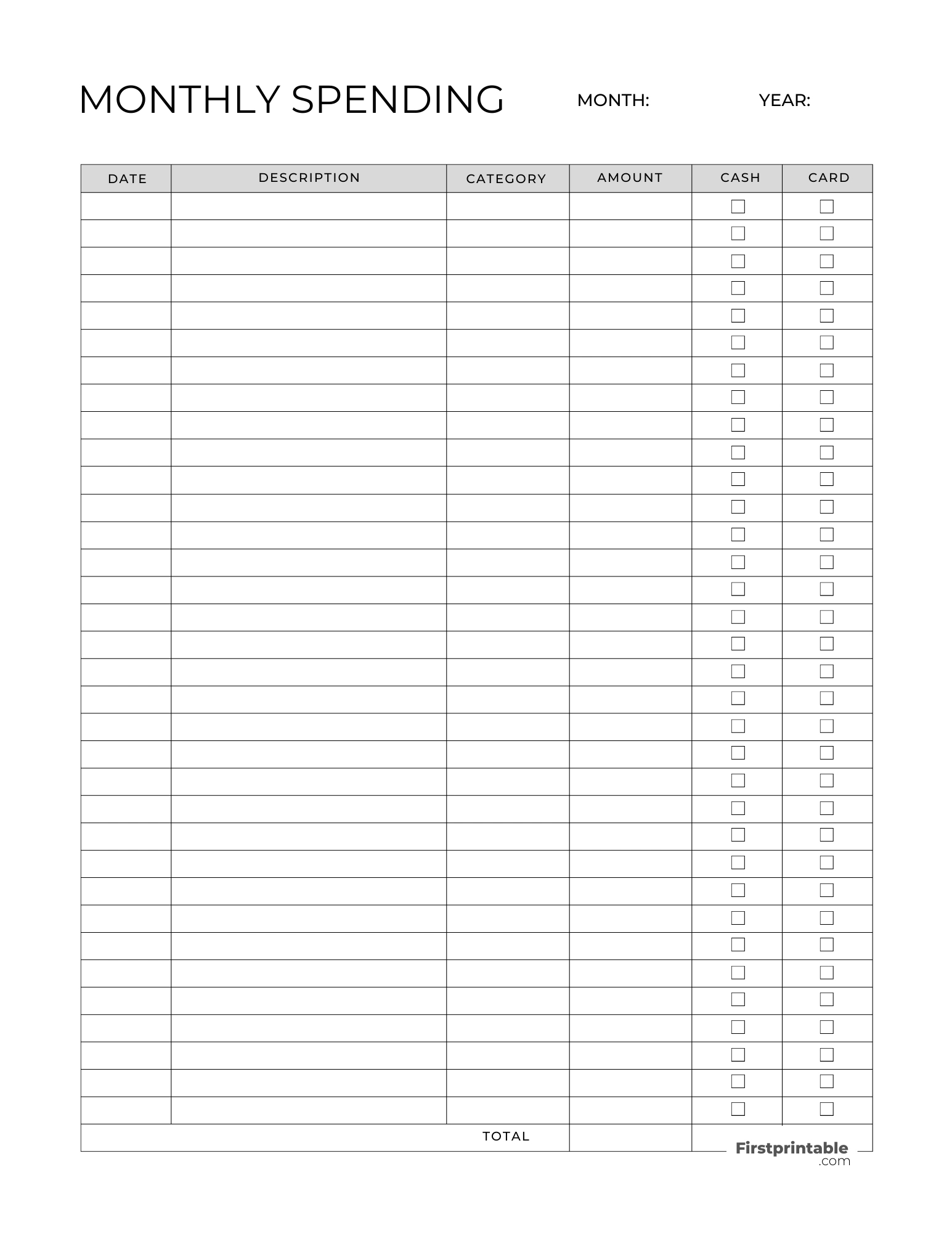 Free Budget Planner Templates | Printable &amp;amp; Fillable pertaining to Calendars 2025 | CalendarCrazePrint.Com