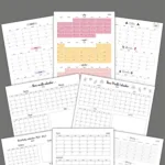 Free Budget Planner Templates | Printable & Fillable Within Printable Budget Calendar 2025  | CalendarCrazePrint.Com