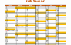 Free Download Printable Calendar 2025, Month In A Column, Half A inside Free Printable Blank 2025 Calendar | CalendarCrazePrint.Com