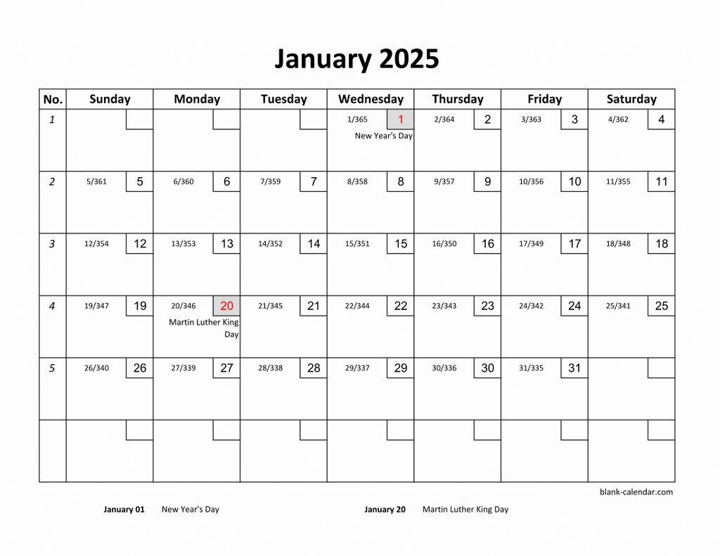 Free Download Printable Calendar 2025 With Check Boxes with regard to Printable 2025 Calendar With Boxes | CalendarCrazePrint.Com