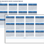 Free Google Sheets Monthly Calendar Templates | Smartsheet With Multi Month Calendar 2025 Printable  | CalendarCrazePrint.Com