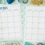 Free Printable 2 Page Blank Monthly Calendar 2025 For Free Printable 2 Page Monthly Calendar 2025 | CalendarCrazePrint.Com