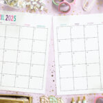 Free Printable 2 Page Blank Monthly Calendar 2025 Inside 2 Month Printable Calendar 2025  | CalendarCrazePrint.Com