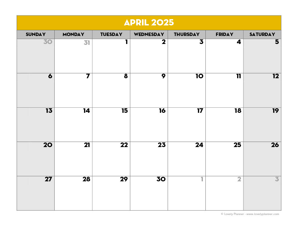 Free Printable 2024-2025 School Calendar - Lovely Planner in 2024 Calendar 2025 Printable Monthly | CalendarCrazePrint.Com