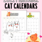 Free Printable 2025 Cat Calendar – Super Cute   Cute Freebies For You Pertaining To Free Printable Cat Calendar 2025 | CalendarCrazePrint.Com