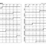 Free Printable Calendars And Planners 2025, 2026 And 2027 In  Calendars 2025 | CalendarCrazePrint.Com