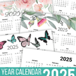 January 2025 Calendar Printable With Holidays Intended For  Calendars 2025 | CalendarCrazePrint.Com