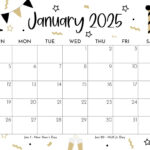 January 2025 Calendars   107 Free Printables | Printabulls In Printable Calendar For January 2025  | CalendarCrazePrint.Com