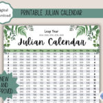 Julian Calendar Military And Government Leaf Design Digital Intended For Julian Calendar 2025 Printable | CalendarCrazePrint.Com