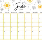 June 2025 Calendars   107 Free Printables | Printabulls Intended For Free June Printable Calendar 2025 | CalendarCrazePrint.Com