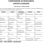 Lenten Calendar: Companions In Wholeness – Grace Congregational In Lenten Calendar 2025 Printable | CalendarCrazePrint.Com