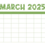 March 2025 Calendars   107 Free Printables | Printabulls Throughout  Calendars 2025 | CalendarCrazePrint.Com