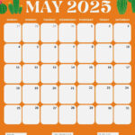 May 2025 Calendar (52 Free Pdf Printables) With May 2025 Calendar Printable Vertical  | CalendarCrazePrint.Com