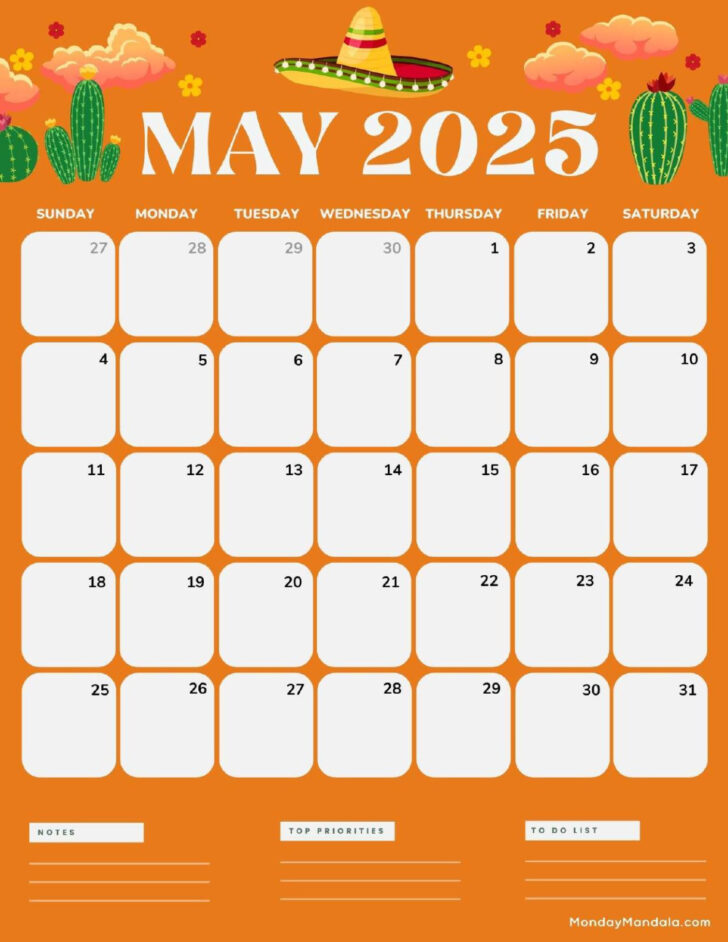 May 2025 Calendar Printable Vertical | Calendars 2025