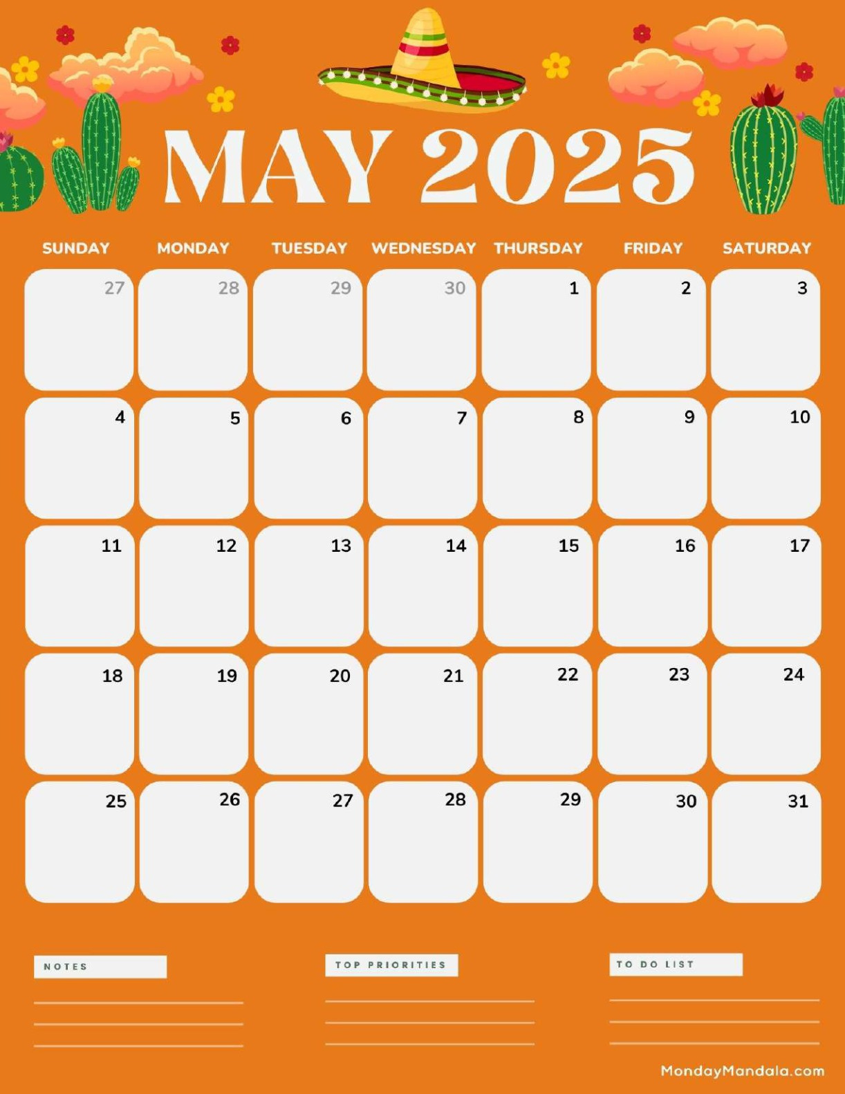 May 2025 Calendar (52 Free Pdf Printables) with May 2025 Calendar Printable Vertical | CalendarCrazePrint.Com