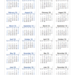 Monitor Calendar Strip Template For  Calendars 2025 | CalendarCrazePrint.Com