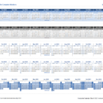 Monitor Calendar Strip Template For Free Printable Monitor Calendar Strips 2025 | CalendarCrazePrint.Com