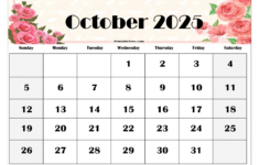 October 2025 Calendar Printable Pdf Template With Holidays throughout Printable Calendar 2025 October | CalendarCrazePrint.Com