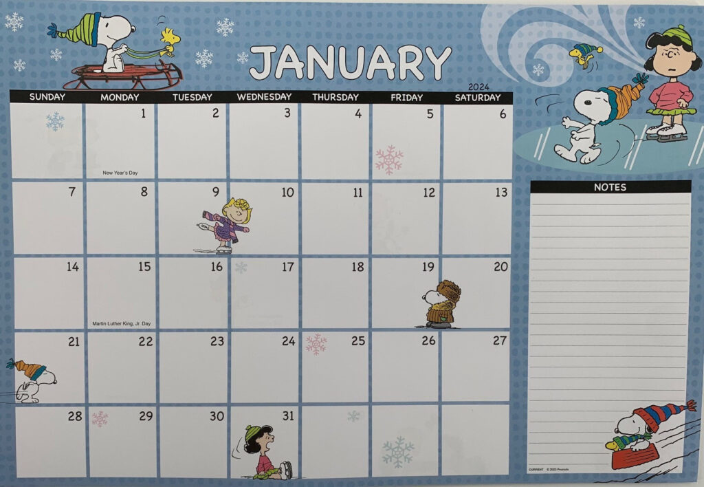 Peanuts Gang 2024 2025 Calendar Pertaining To  Calendars 2025 | CalendarCrazePrint.Com