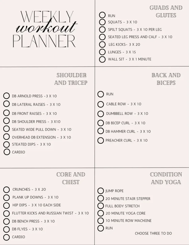 Peloton Workout Plan 2025 For Beginners With Regard To 2025 Workout Calendar Printable  | CalendarCrazePrint.Com