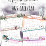 Plan Like A Wizard: 2025 Printable Harry Potter Inspired Calendar Pertaining To Harry Potter Printable Calendar 2025  | CalendarCrazePrint.Com