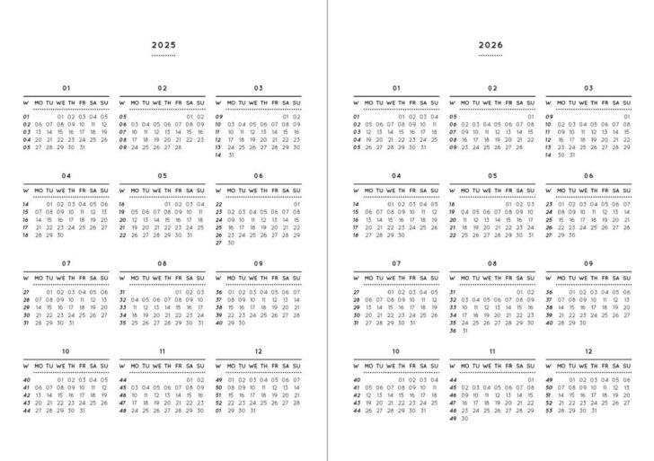 Printable Pocket Calendar 2025 | Calendars 2025