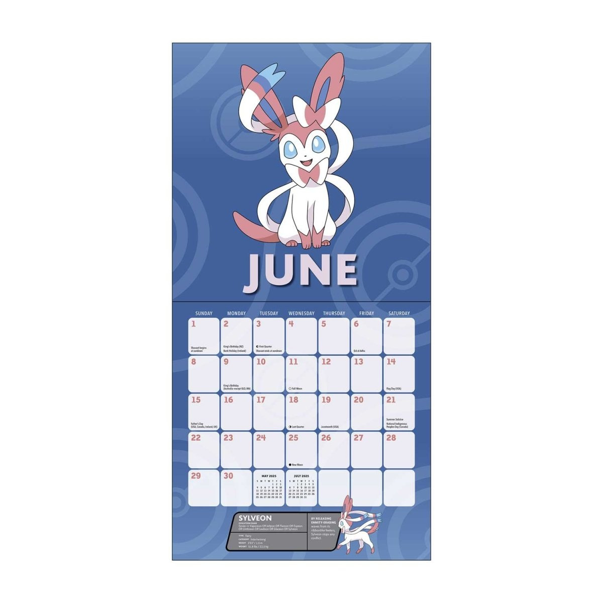 Pokémon 2025 Wall Calendar | Pokémon Center Official Site throughout Pokemon Calendar 2025 Printable | CalendarCrazePrint.Com