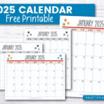 Printable 2025 Calendar To Plan Your Year — Krafty Planner In Printable Planner Calendar 2025  | CalendarCrazePrint.Com