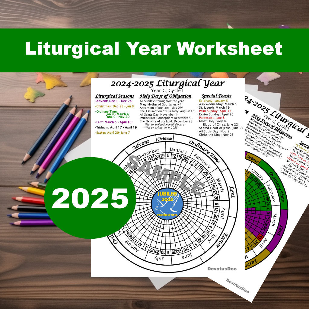 Printable 2025 Liturgical Calendar, Downloadable Catholic inside Ame Liturgical Calendar 2025 Printable | CalendarCrazePrint.Com