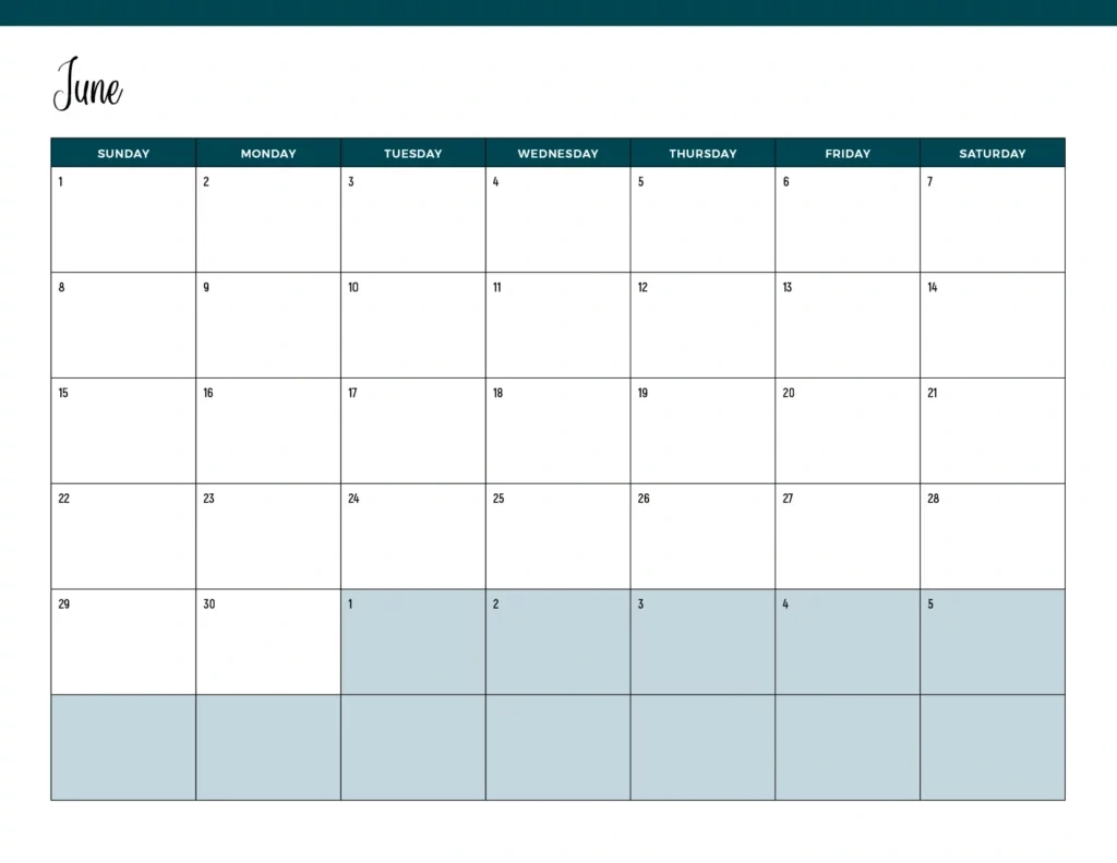 Printable June 2025 Calendar - Free Pdf Download within Free Printable Summer Calendar 2025 | CalendarCrazePrint.Com