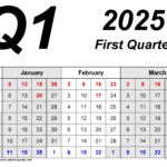 Quarterly Calendars 2025   Free Printable Word Templates For  Calendars 2025 | CalendarCrazePrint.Com