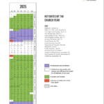 Rca Liturgical Calendar | Reformed Church In America Inside  Calendars 2025 | CalendarCrazePrint.Com