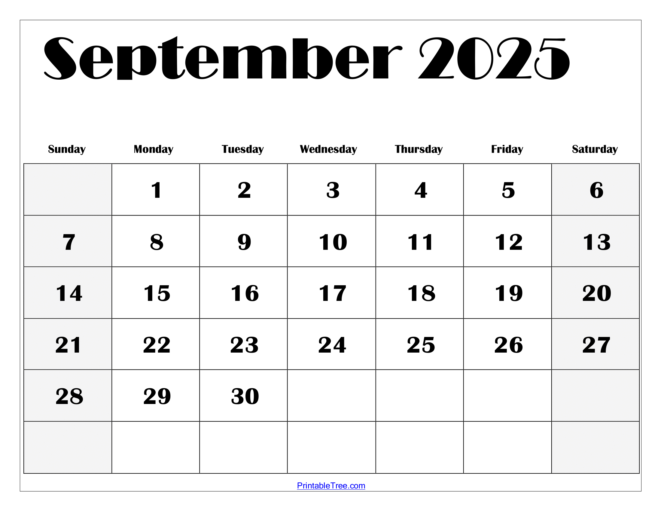 September 2025 Calendar Printable Pdf Template With Holidays regarding Printable September 2025 Calendar | CalendarCrazePrint.Com