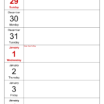 Weekly Calendars 2025 For Pdf   12 Free Printable Templates Pertaining To Free Printable Calendar 2025 Weekly | CalendarCrazePrint.Com