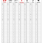 Weekly Calendars 2025 For Pdf   12 Free Printable Templates Throughout Time And Date Calendar 2025 Printable | CalendarCrazePrint.Com